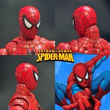 SOLO TESTA Scott Johnson Spider-Man Art (2005) scala 1:12 Mafex personalizzato dipinto