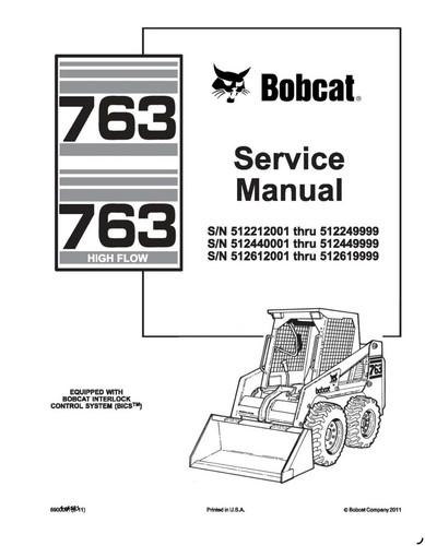 Bobcat 763 skid steer - bobcat,