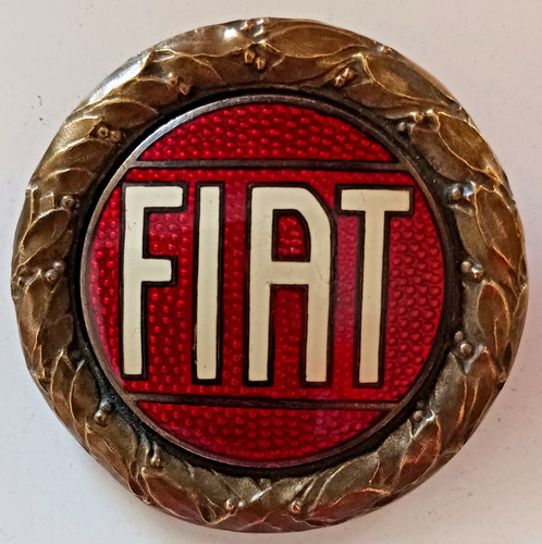 Fiat logo smaltato - smaltato,