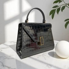 Borsa In Pelle Di Coccodrillo 