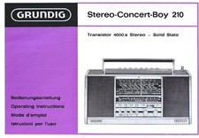 Grundig manuale servizio - manuale, di