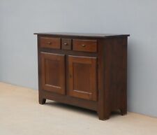 Credenza due ante e tre cassetti in legno massello di noce e castagno, '800!