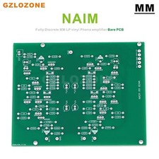 Amplificatore phono vinile MM LP completamente discreto base PCB nudo su circuito NAIM