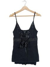 MNG Top con bretelline Donna