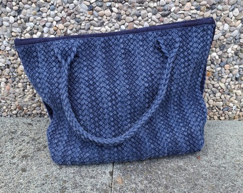 Borsa con treccia cotone - con,
