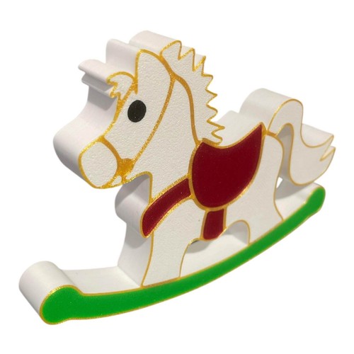 Cavallo dondolo in pla - cavallo, a