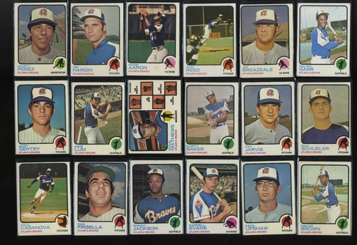 1973 topps atlanta - atlanta, braves