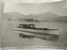 Motoscafo con motore FIAT 53A