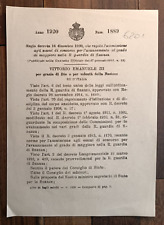 ITALIA 1920 REGIO DECRETO X GRADO GUARDIA DI FINANZA-6201