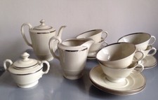 VINTAGE SERVIZIO DA THE PER 6 PORCELLANA JOHANN SELTMANN VOHENSTRAUSS BAVARIA
