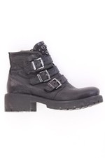 ⭐ Nero Giardini stivaletto per le signore taglia 37 con rivetti di pelle ⭐