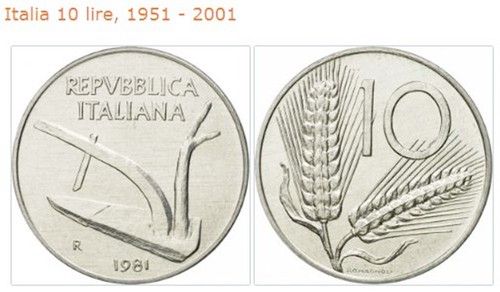 Repubblica italiana lire - repubblica,