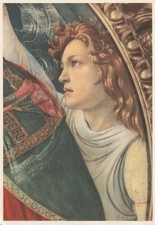 C4 - Cp Cartolina Firenze Uffizi Madonna del Magnificat  - Fg Nvg
