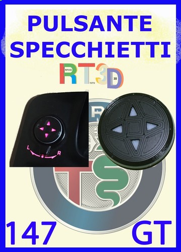 Pulsante specchietti alfa 147 - pulsante,