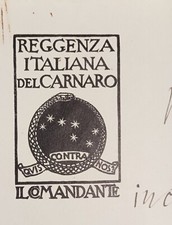 Lettera 2 fogli  D'Annunzio al nipote 