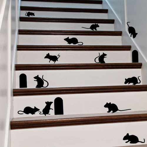 Adesivo decalcomania mouse - , e