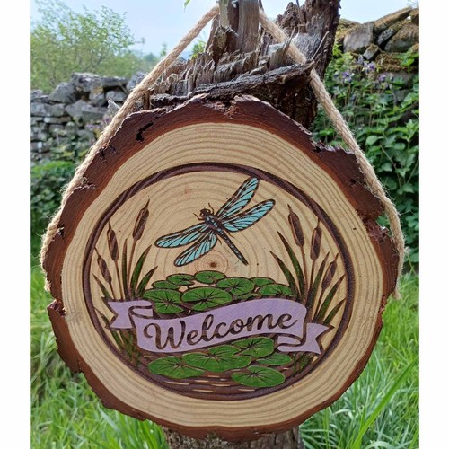 Insegne giardino legno - in,