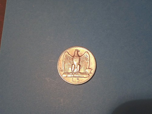 Lire argento del 1927 - 5, 1927.