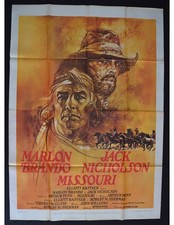 manifesto MISSOURI Jack Nicholson Marlon Brando Breaks arthur penn western A42