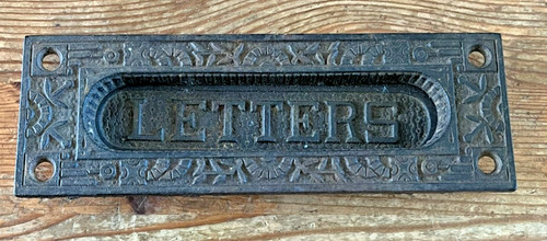 Porta lettere ghisa - porta, vintage
