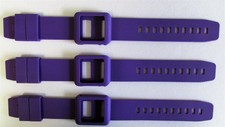 3x Cinturino Orologio Silicone Viola Cinturino Polso Cover Apple iPod Nano 6a Generazione Lotto