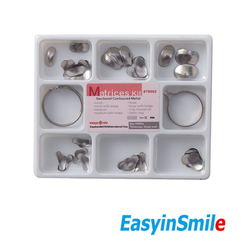 Kit matrici dentali 100pz - matrici,