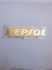 ADESIVO-sticker REPSOL  Argento Per Moto Anni 90