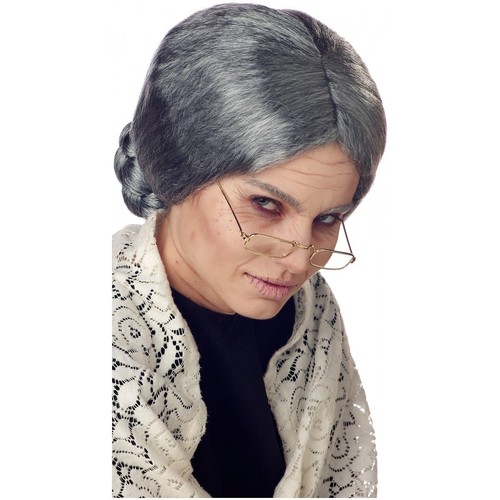 Parrucca nonna vecchia signora - nonna,