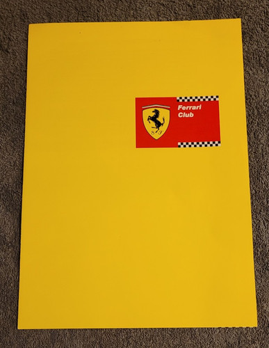Cartella ferrari brochure - cartella,
