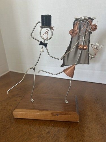 Statuina sposi sposa scultura - sposi,
