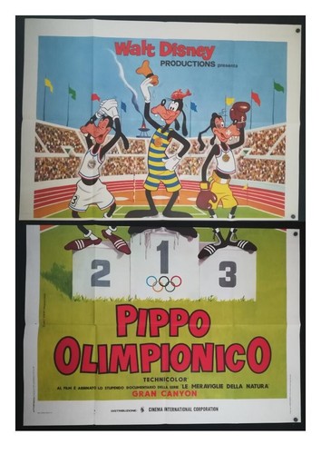 Pippo olimpionico manifesto - pippo,