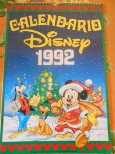 Calendario disney 1992 - 1992 ,
