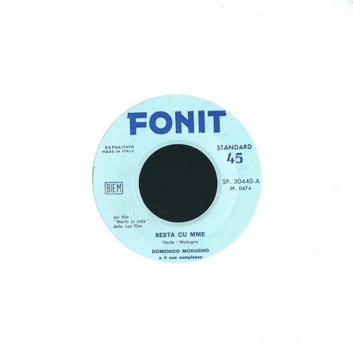 Disco giri - disco, 45