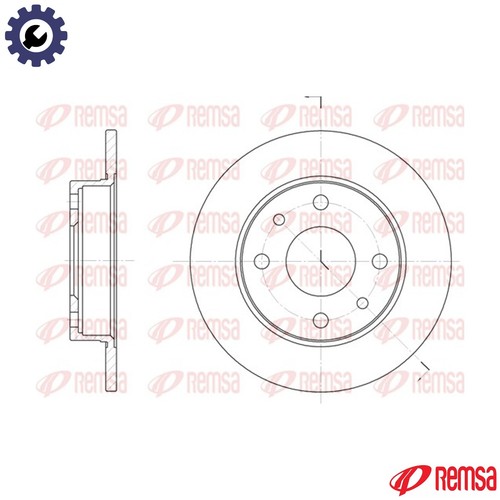 Dischi freno 6110 per - freno, 6110.00