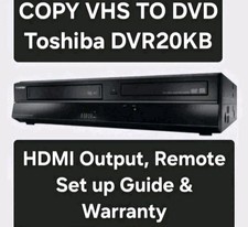 Toshiba dvr20 copia vhs - toshiba,