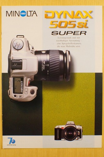 Minolta dynax 500si super - minolta,