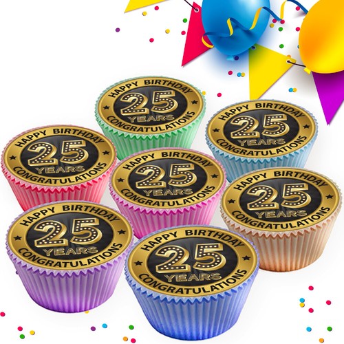 Topper cupcake commestibile - topper,