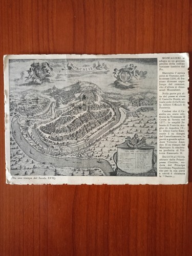 Cartolina moncalieri da - cartolina,