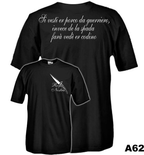 Shirt fun a62 roma nostra - t-shirt,