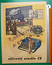 Pubblicità 1940 OLIVETTI