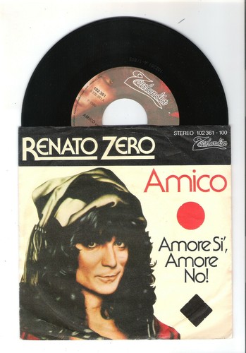 Renato zero 45giri - renato, zero=45giri=amico-amore