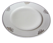 Piatto in ceramica bordo e decoro dorato S.C. RICHARD 124 