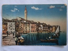 CARTOLINA POST CARD ISTRIA CROAZIA ROVIGNO VALDIBORA 1914