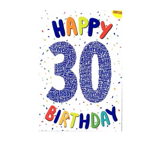 Biglietto auguri augurale - di,