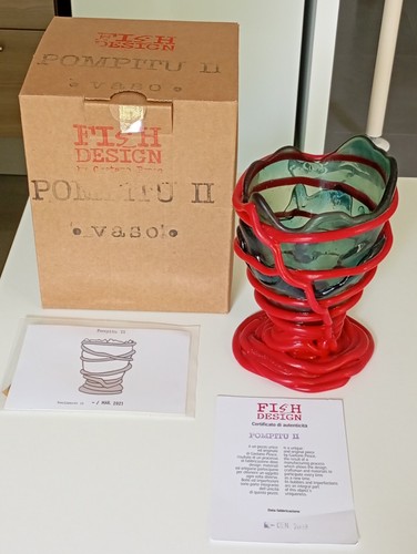 Vase résine gaetano pesce - résine,