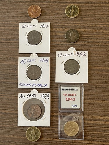 Monete dal 1936 al - 9, 1943