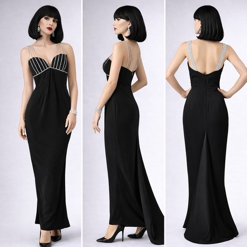 Abito sera nero vintage - sera,
