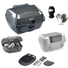 PER PIAGGIO NRG 50 POWER DD  BAULETTO VALIGIA B45+ CON PIASTRA+RETE+SCHIENALE+K