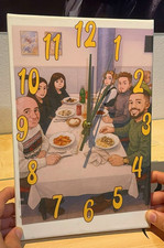 OROLOGIO da parete 30cm x 21cm