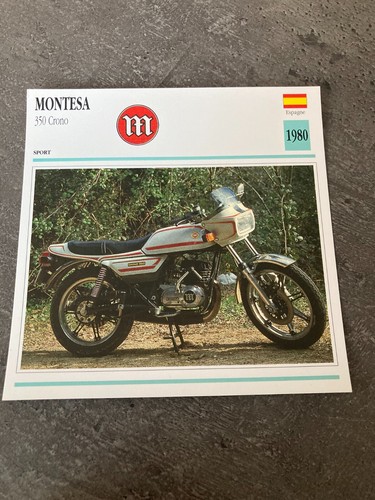 Carte fiche moto collection - carte,